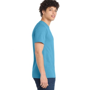 เสื้อยืดคอกลมแขนสั้นผู้ชายแบบใหม่ รุ่นพื้นฐาน สวมใส่สบายๆ ทุกวัน รับสั่งทำ พิมพ์ลายได้ ผลิตแบบ OEM ขายส่งจากโรงงาน - Product Image 5