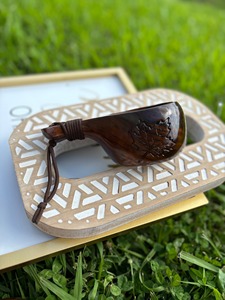 Taza Kuksa de Madera Natural con Correa de Cuero, Fácil de Transportar para Aventuras al Aire Libre, Taza de Camping, Taza Económica - Product Image 2