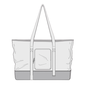 Grand sac à provisions en coton blanc imprimé sur mesure du fabricant direct avec logo de poignée en coton réutilisable inclus - Product Image 6