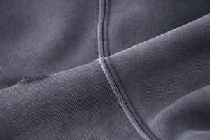 Sudadera con capucha extragrande de felpa francesa de 450 g/m², 100 % algodón, con hombros caídos, efecto desgastado, desteñido al sol y lavado ácido, precio al por mayor - Product Image 5