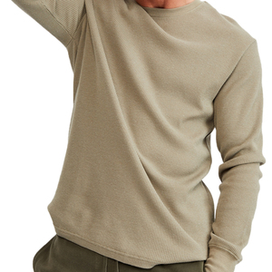 Camiseta Blanca Lisa de Algodón 100% para Hombre, Nueva Colección Verano 2022, Cuello Redondo, Manga Larga, Estilo Casual, Alta Calidad, Clásica - Product Image 6