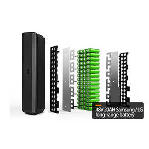 Bicicleta Eléctrica de Largo Alcance HAOQI Eagle Mejorada (Certificada) Negro Medianoche/Blanco Perla - Product Image 5