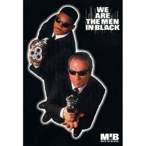 Men in Black Postcard Made From Durable <b>Paper</b> Material - Product Image 1