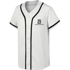 High Quality TBF-019 Men's Soccer Jersey Plus Size Breathable Polyester Quick Dry Moisture Wicking Short Sleeve Button Sports - Product Image 6