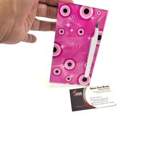 Prix de gros personnalisé durable acrylique cils palette carreaux carré fleur papillon aimant pour pince à épiler Logo personnalisé plateau de cils - Product Image 2