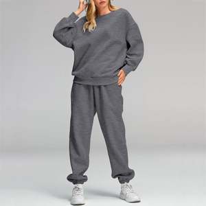 Ensemble deux pièces survêtement pour femmes Street Style Fashion Casual Wear Survêtements Jogging Costume Loungewear Pleine longueur ensembles pour femmes - Product Image 3