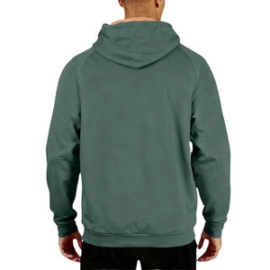 Sweat à capuche léger pour homme de haute qualité avec logo personnalisé, séchage rapide, respirant, en coton mélangé - Product Image 2