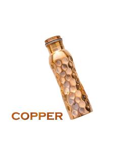 Dernière bouteille d'eau de luxe en cuivre pur de haute qualité disponible en différents styles avec emballage de qualité supérieure Meilleure qualité - Product Image 1