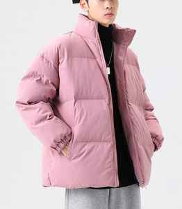 Veste chaude d'hiver de haute qualité veste en duvet extérieure épaisse veste personnalisée confortable et élégante à manches bulles veste pour hommes - Product Image 1