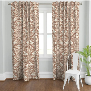 Cortinas de Algodón 100% con Diseño Floral y Cuerdas Tejidas, Estilo Palacio, Listas para Usar, de Lujo, Opacas, para Hotel, Venta al Por Mayor Directa de Fábrica - Product Image 3