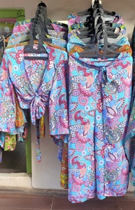 Blusa de Seda de Último Diseño para Mujer, Estilo Bohemio, Floral Tejida, Moda de Verano, Informal, Estampada, Estilo Hippie para Chicas - Product Image 4