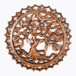 Decorazione <span class=keywords><strong>della</strong></span> casa unica, decorazione <span class=keywords><strong>della</strong></span> casa all'ingrosso appeso a <span class=keywords><strong>parete</strong></span> <span class=keywords><strong>albero</strong></span> <span class=keywords><strong>della</strong></span> <span class=keywords><strong>vita</strong></span> in rilievo in legno Design antico - Product Image 2