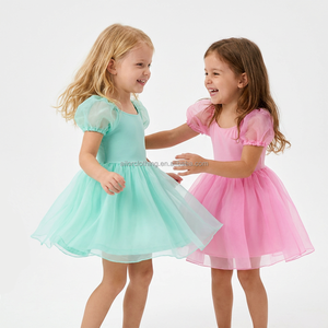 Vestido Deportivo para Niñas con Shorts Integrados y Capa de Tul para Fiestas de Cumpleaños y Baile, Personalizado, Bajo MOQ - Product Image 5