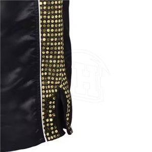 Factory Wholesale 100% Cotton Plain <b>Stretchy</b> MMA Boxing Shorts Good Quality Solid Pattern Type Fight Shorts - Product Image 3