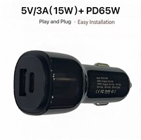 80W Hızlı Şarjlı Araç Şarj Cihazı Çift USB A+C Girişli Çok Protokollü Çakmak Adaptörlü Araç Şarj Cihazı