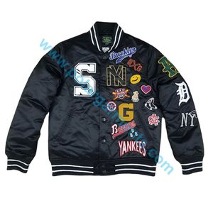 Vente en gros de vestes à manches longues en satin de qualité supérieure respirantes et confortables de haute qualité pour les marques de mode unisexes pour l'hiver OEM disponible - Product Image 4