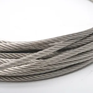 Penjualan langsung pabrik, buatan Cina kawat baja nirkarat tali pengencang sling di kawat baja, tali kawat kabel keselamatan