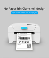 Printer Label Thermal Desktop Kecepatan Tinggi 80mm untuk Pengiriman dan Gudang