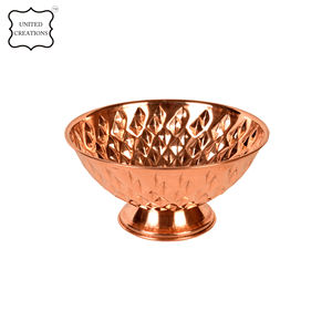 Venta caliente cuenco martillado de cobre dorado pulido uso de cocina cuenco decorativo de latón cuenco de cobre grabado sopa acero Metal - Product Image 4