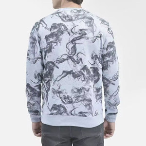 Cómodas sudaderas estampadas transpirables para hombres, ligeras básicas, ligeras, sudaderas estampadas para hombres - Product Image 2