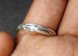 Anillos hechos a mano martillados texturizados de gran venta a bajo precio, anillo hecho a mano de Plata de Ley 925, regalo para todos los anillos - Product Image 3