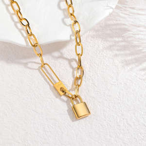 Collar con Colgante de la Virgen María, Plata de Ley, Chapado en Oro, Estilo Hip Hop, Diamantes Cultivados en Laboratorio, Joyería de Lujo de Alta Gama - Product Image 1