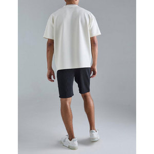 Nueva llegada de tamaño personalizado, ropa casual lisa, camisetas para hombre, mejor precio, 100% Boxy Fit algodón camiseta para hombre - Product Image 2