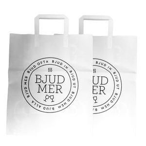 Hot Selling Clear PP Gusset Packaging Custom Logo Printed PE <b>Plastic</b> <b>Tote</b> Bag With Soft Loop Handles for Cosmetic Packaging - Product Image 1