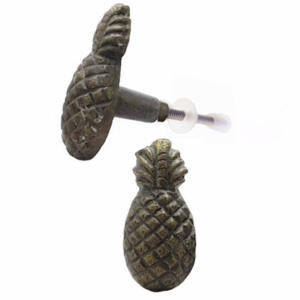 ลูกบิดประตูเหล็กหล่อทองเหลืองไม้สนโบราณและมือจับลิ้นชักแบบดึงคุณภาพส่งออกสำหรับห้องครัวห้องนอนกลางแจ้งวิลล่า - Product Image 2