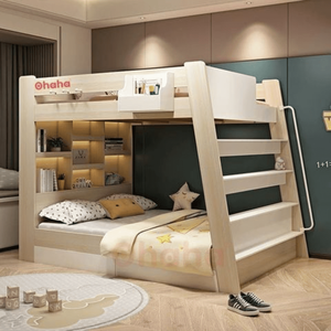 Ohaha Premium Modern Smart Bunk <b>Bed</b> - GTHD012 - Product Image 1