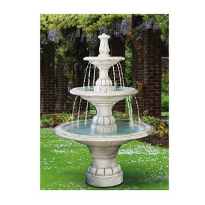 Gran fuente de mármol del palacio con lavabo escalonado para patio Villa Patio Resort entrada y elegante decoración de jardín al aire libre - Product Image 2