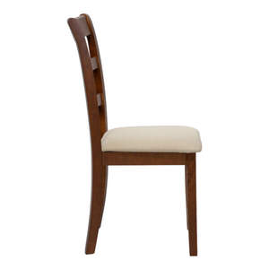 เก้าอี้ทานข้าวซานยาง รุ่น 300132 ทำจากไม้เนื้อแข็งคุณภาพสูงและผ้า  เหมาะสำหรับใช้ในห้องรับประทานอาหาร - Product Image 3
