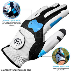 Gants de golf en cuir de haute qualité, protection UV, durables, légers, gants de sport les plus vendus - Product Image 2