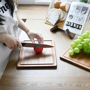 Ensemble de 2 planches à découper en bois de qualité supérieure, fabriquées à la main, planches de préparation alimentaire de haute qualité pour les cuisines modernes, en provenance d'Inde - Product Image 5