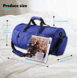 Sac de sport unisexe, sangle réglable, plusieurs poches, fermeture à glissière, portable, fitness solide - Product Image 3