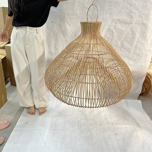 Venta al por mayor más barato a mano colgante Luz de ratán lámpara - Product Image 4