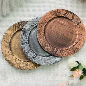 Placa de cargador de metal de lujo de diseño único para Decoración de mesa de boda de banquete con elegante configuración de cena elegante - Product Image 4