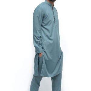Salwar Kameez indien de haute qualité pour hommes, dernières couleurs, vêtements musulmans Shalwar Kameez - Product Image 2