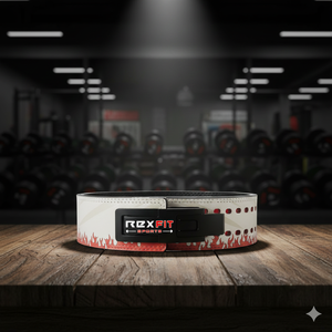 Cinturón de Peso para Levantamiento de Pesas de Cuero Rexfit Sports Gym, Soporte Lumbar para Entrenamiento de Fuerza y Gimnasio - Product Image 2