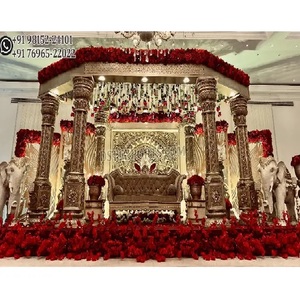 Mariage traditionnel et chic du sud de l'Inde Mandap Kalyana Mandap pour les mariages de l'Inde du Sud Décor de mariage hindou Kalyanam Mandap - Product Image 1