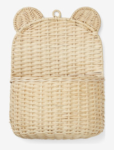 ตะกร้าหวายทำมือรูปหมีสำหรับแขวนผนังสำหรับตกแต่งห้องนอนห้องนั่งเล่นสไตล์วินเทจโบฮีเมียน - Product Image 3