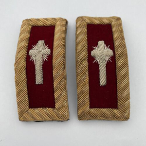 Chevaliers Templiers Secrétaire Scribe Epaulettes en Bullion PAIR Nouveau - Product Image 4