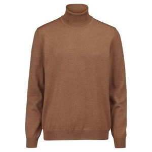 Pull à col roulé en jersey pour homme, anti-froissement, 100% coton peigné, pull d'hiver confortable, élégant, coupe ajustée, 2025 - Product Image 1