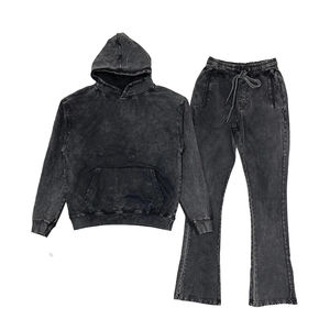 Survêtement pour homme en coton lourd personnalisé, lavage à l'acide, prix de gros, vente chaude, durable, lavage à l'acide - Product Image 4