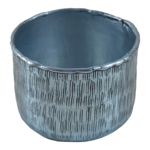 Pot de cire en métal peint et brillant, bougeoir à thème nocturne, décoration de maison et de mariage - Product Image 1