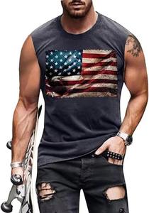 Vente à chaud Qualité supérieure Débardeur pour homme Impression par sublimation Service OEM Débardeur surdimensionné de dernière conception pour homme - Product Image 6