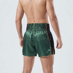 Pantalones Cortos Personalizados de Muay Thai y Boxeo con Tela Transpirable 100% Poliéster, Ligeros para Entrenamiento, Gimnasio y Deportes - Product Image 4