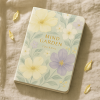 Journal de jardin intérieur LABON, pleine conscience, gratitude, réflexion, soins personnels, guérison émotionnelle et croissance personnelle, carnet d'écriture