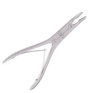 เครื่องบดกระดูกสแตนเลสแบบแอ็คชั่นสองชั้นขนาด2มม. 15ซม. สำหรับการผ่าตัด - Product Image 2