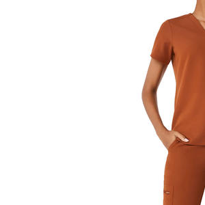 Calidad superior mujeres Hospital Enfermeras Scrubs Venta al por mayor todos los colores y tamaños disponibles fácil de usar Hecho con poliéster - Product Image 3